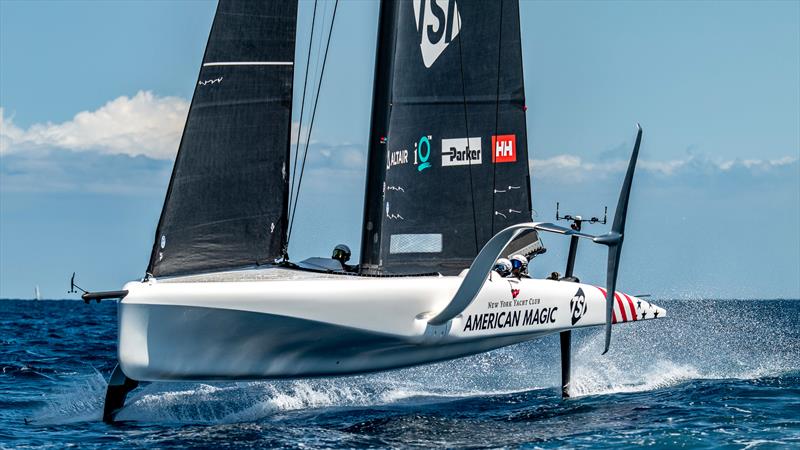 American Magic - AC40 - Day 59 - Barcelona - August 29, 2023 - photo © Paul Todd/America's Cup