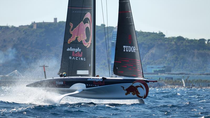 Alinghi Red Bull Racing - AC40 - Day 51 - Barcelona - August 29, 2023 - photo © Alex Carabi / America's Cup