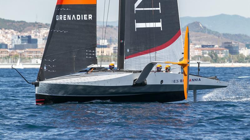 INEOS Britannia - LEQ12 - Day 73 - Barcelona - August 28, 2023 - photo © Ugo Fonolla / America's Cup