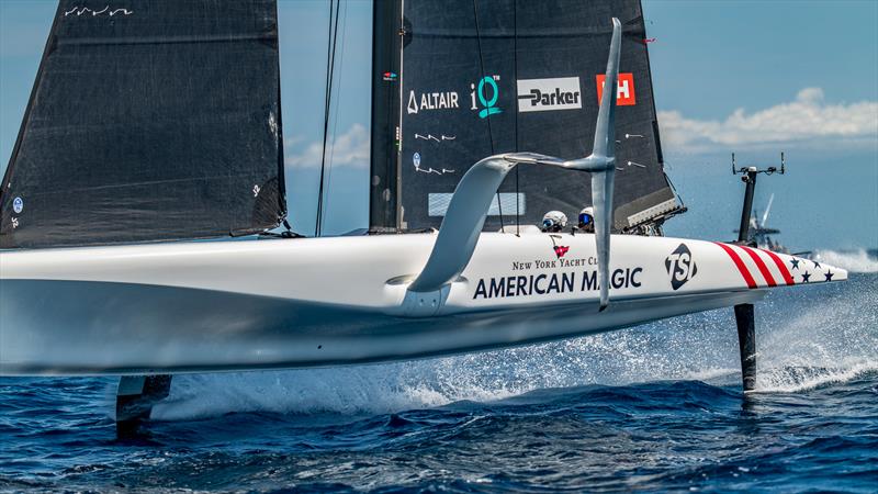 American Magic - AC40 - Day 59 - Barcelona - August 29, 2023 - photo © Paul Todd/America's Cup