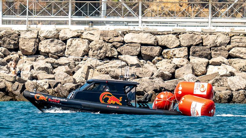 Alinghi Red Bull Racing - AC40 - Race Marks - Barcelona - August 29, 2023 - photo © Paul Todd/America's Cup