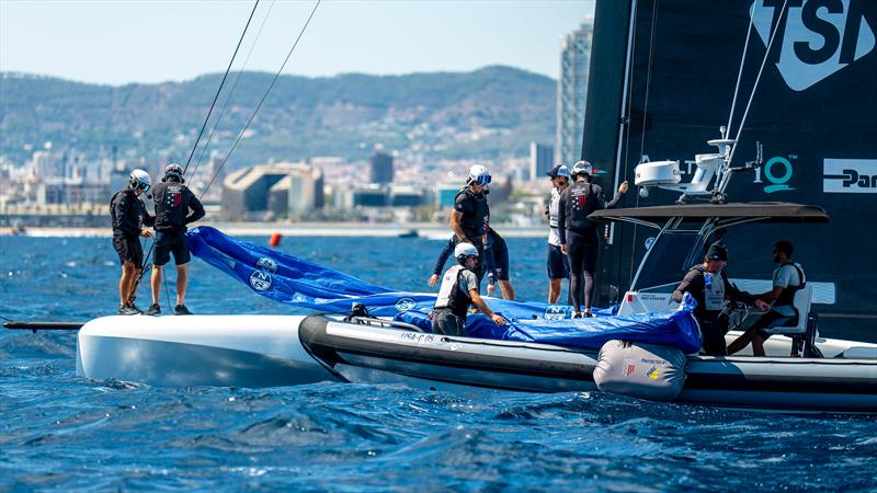 American Magic - AC40 - Day 59 - Barcelona - August 29, 2023 - photo © Paul Todd/America's Cup