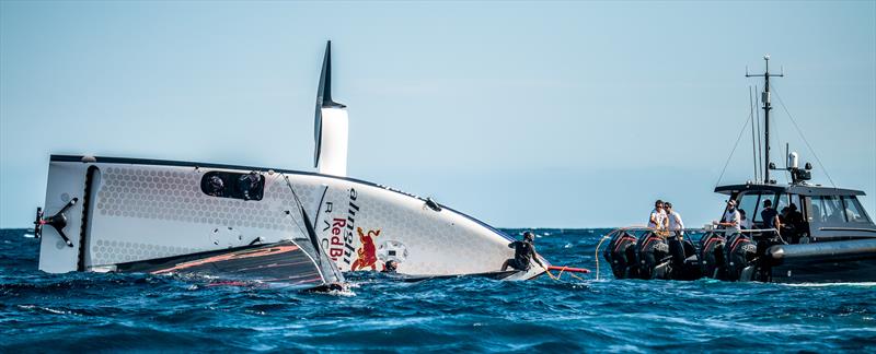 Alinghi Red Bull Racing - AC40 - Day 51 - Barcelona - August 29, 2023 - photo © Alex Carabi / America's Cup