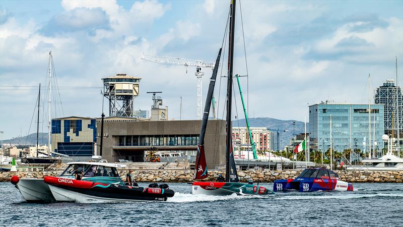 Emirates Team New Zealand - AC40 - Barcelona - August 30, 2023 - photo © Paul Todd/America's Cup