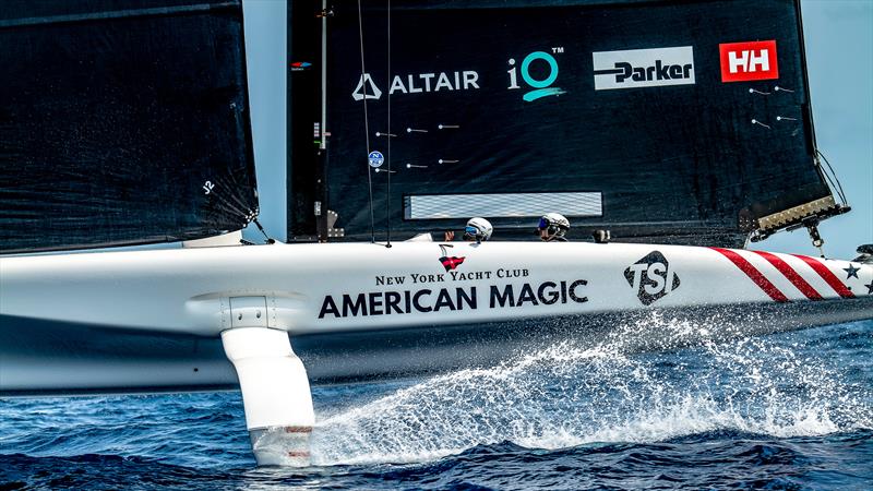 American Magic - AC40 - Day 60 - Barcelona - August 30, 2023 photo copyright Paul Todd/America's Cup taken at New York Yacht Club and featuring the AC40 class