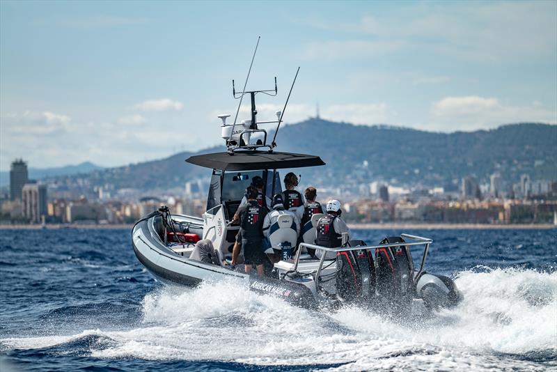 American Magic - AC40 - Day 62 - Barcelona - September 1, 2023 - photo © Paul Todd/America's Cup