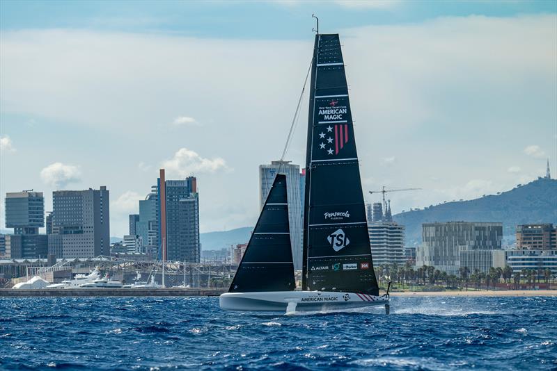 American Magic - AC40 - Day 62 - Barcelona - September 1, 2023 photo copyright Paul Todd/America's Cup taken at New York Yacht Club and featuring the AC40 class