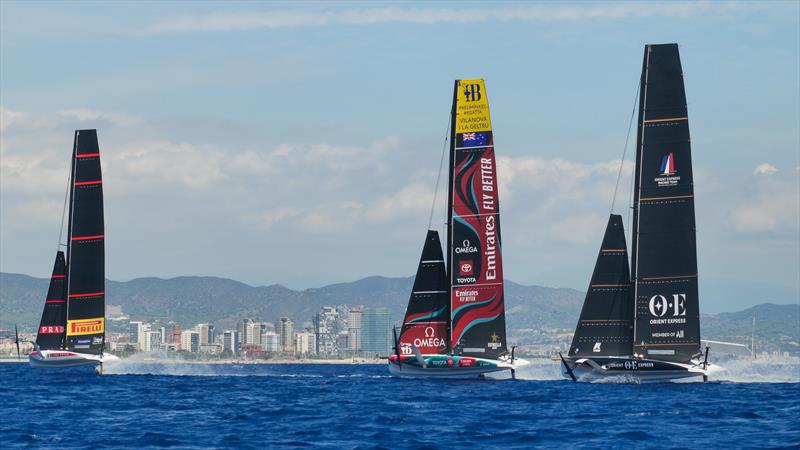 Orient Express Racing Team - AC40 - Day 3 - Barcelona - September 1, 2023 - photo © Alex Carabi / America's Cup