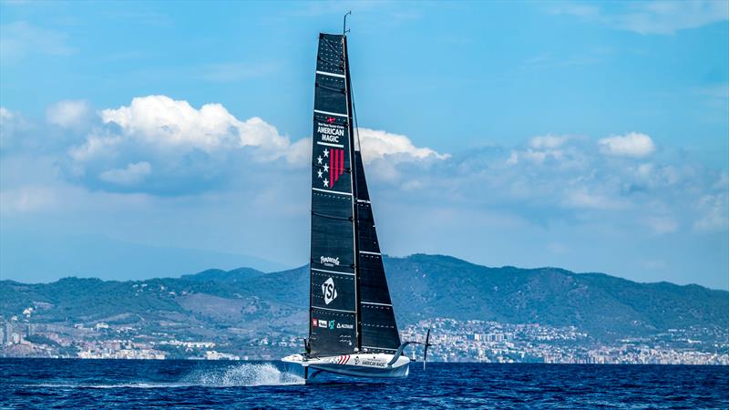 American Magic - AC40 - Day 62 - Barcelona - September 1, 2023 photo copyright Paul Todd/America's Cup taken at New York Yacht Club and featuring the AC40 class