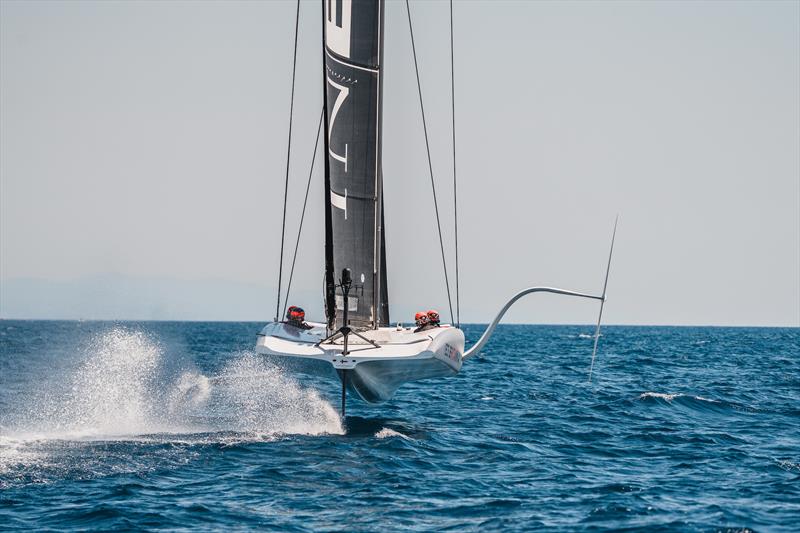 INEOS Britannia are set for the first America's Cup Preliminary Regatta in Vilanova i La Geltrú, Spain - photo © Cameron Gregory