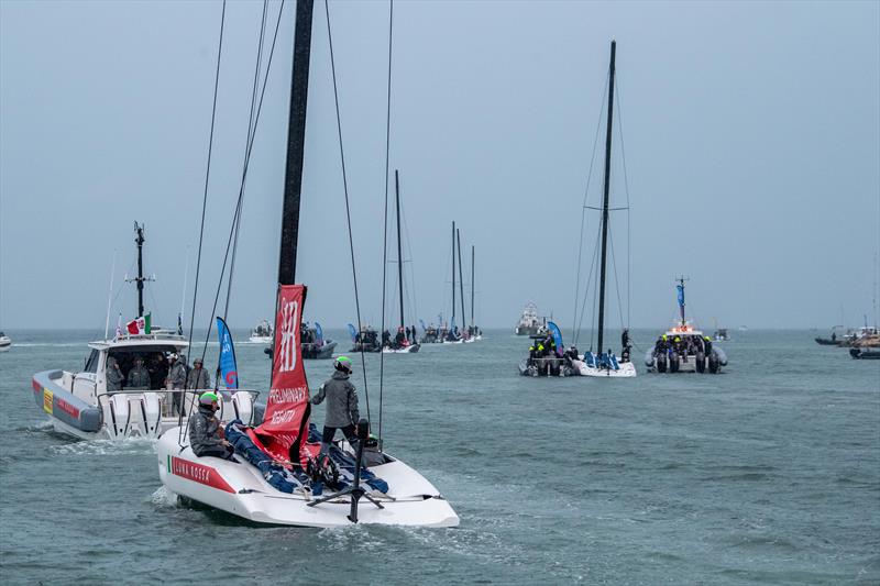 Race Day 1 -  AC40 - America's Cup Preliminary Regatta - Vilanova - September 15, 2023 photo copyright America's Cup Media taken at Club Náutic Vilanova and featuring the AC40 class