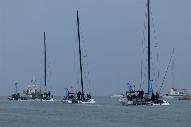 Race Day 1 -  AC40 - America's Cup Preliminary Regatta - Vilanova - September 15, 2023 photo copyright America's Cup Media taken at Club Náutic Vilanova and featuring the AC40 class