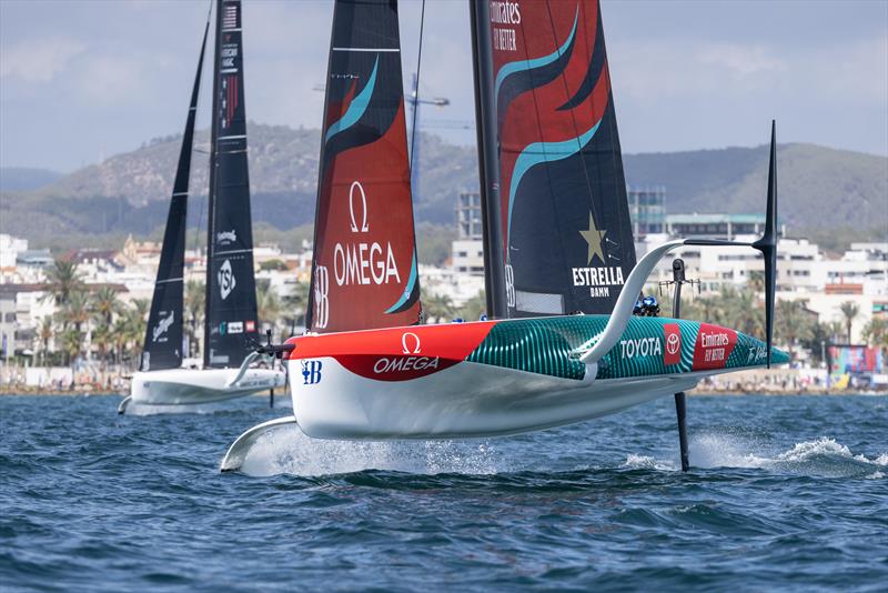 Race Day 2 -  AC40 - America's Cup Preliminary Regatta - Vilanova - September 16, 2023 photo copyright America's Cup Media taken at Club Náutic Vilanova and featuring the AC40 class