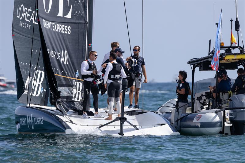 Race Day 2 -  AC40 - America's Cup Preliminary Regatta - Vilanova - September 16, 2023 photo copyright America's Cup Media taken at Club Náutic Vilanova and featuring the AC40 class