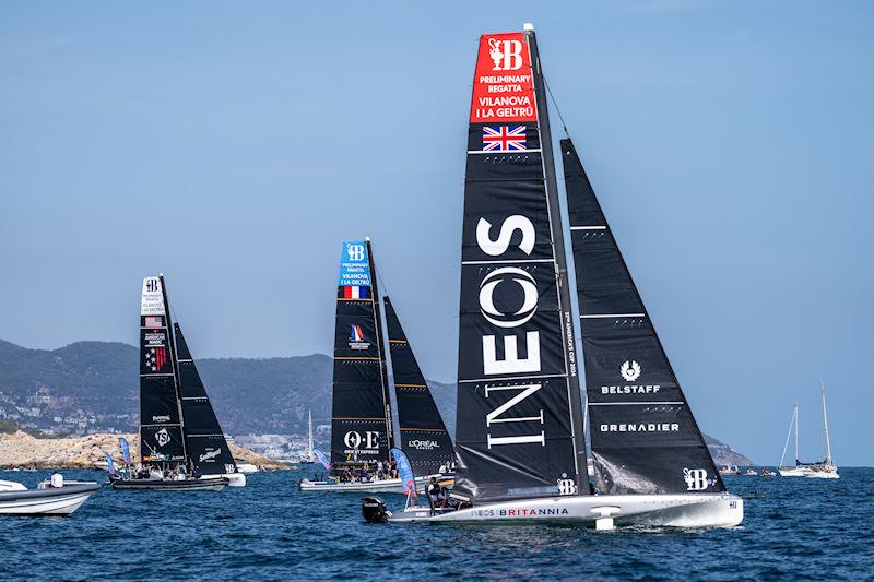 Race Day 2 -  AC40 - America's Cup Preliminary Regatta - Vilanova - September 16, 2023 photo copyright America's Cup Media taken at Club Náutic Vilanova and featuring the AC40 class