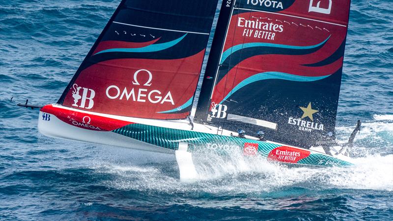 Emirates Team NZ - Race Day 3 -  AC40 - America's Cup Preliminary Regatta - Vilanova - September 17, 2023 photo copyright America's Cup Media taken at Club Náutic Vilanova and featuring the AC40 class