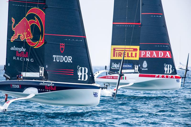 Race Day 3 -  AC40 - America's Cup Preliminary Regatta - Vilanova - September 17, 2023 photo copyright America's Cup Media taken at Club Náutic Vilanova and featuring the AC40 class