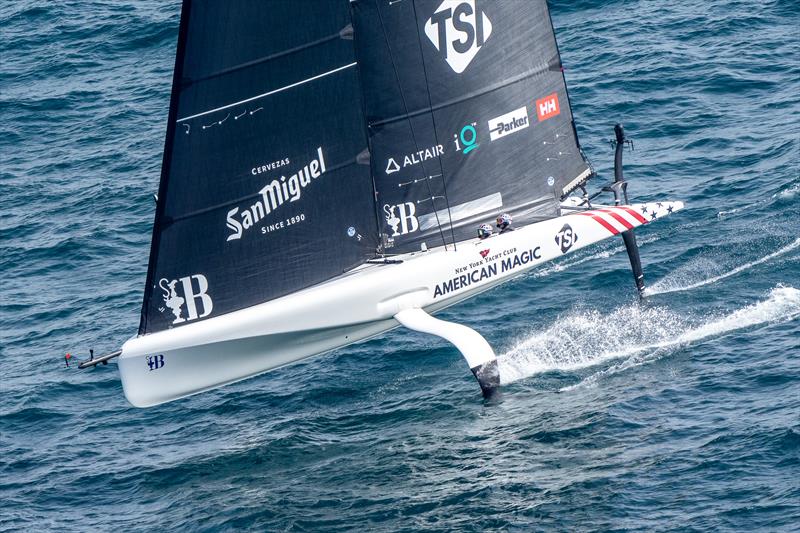 American Magic - Race Day 3 -  AC40 - America's Cup Preliminary Regatta - Vilanova - September 17, 2023 - photo © America's Cup Media