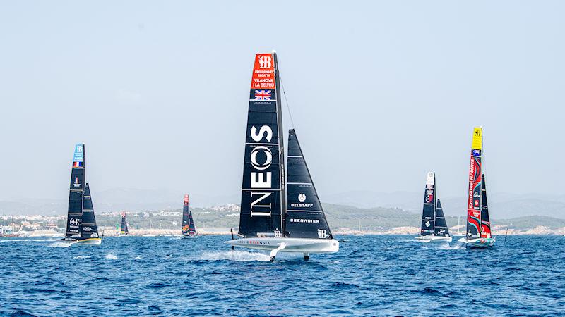 Day 3 of the America's Cup Preliminary Regatta in Vilanova photo copyright America's Cup Media taken at Club Náutic Vilanova and featuring the AC40 class