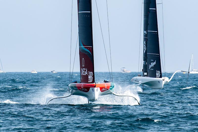 Day 3 of the America's Cup Preliminary Regatta in Vilanova photo copyright America's Cup Media taken at Club Náutic Vilanova and featuring the AC40 class