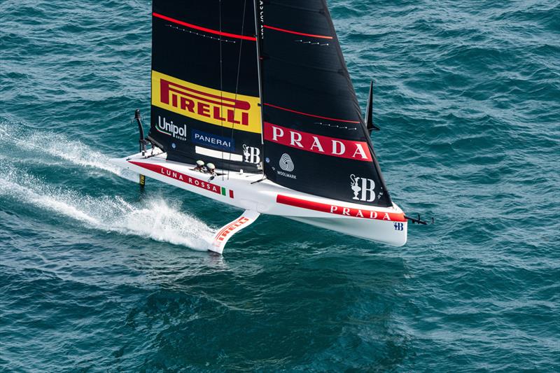 Luna Rossa Prad Pirelli  - America's Cup Preliminary Regatta - Day 3 -  Vilanova - September 17, 2023 photo copyright America's Cup Media taken at Club Náutic Vilanova and featuring the AC40 class