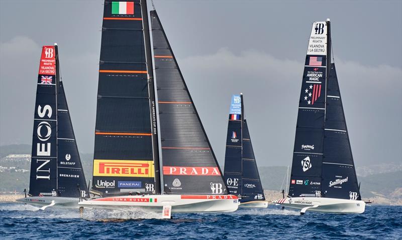 Luna Rossa Prada Pirelli - America's Cup Preliminary Regatta - Day 3 -  Vilanova - September 17, 2023 - photo © Luca Butto