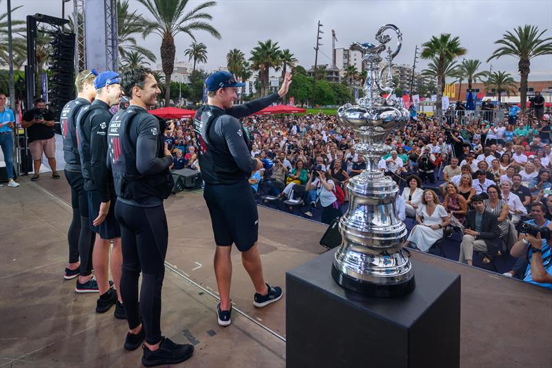 Prizegiving - America's Cup Preliminary Regatta - Day 3 -  Vilanova - September 17, 2023 - photo © America's Cup Media