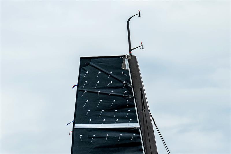 Twin Anemometers - American Magic - AC40 - Day 65 - Barcelona - September 20, 2023 photo copyright Paul Todd/America's Cup taken at Real Club Nautico de Barcelona and featuring the AC40 class