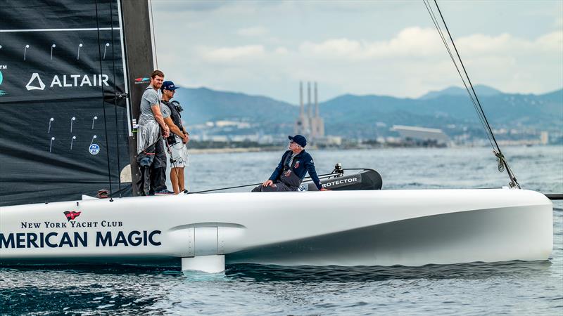 American Magic - AC40 - Day 65 - Barcelona - September 20, 2023 photo copyright Paul Todd/America's Cup taken at Real Club Nautico de Barcelona and featuring the AC40 class