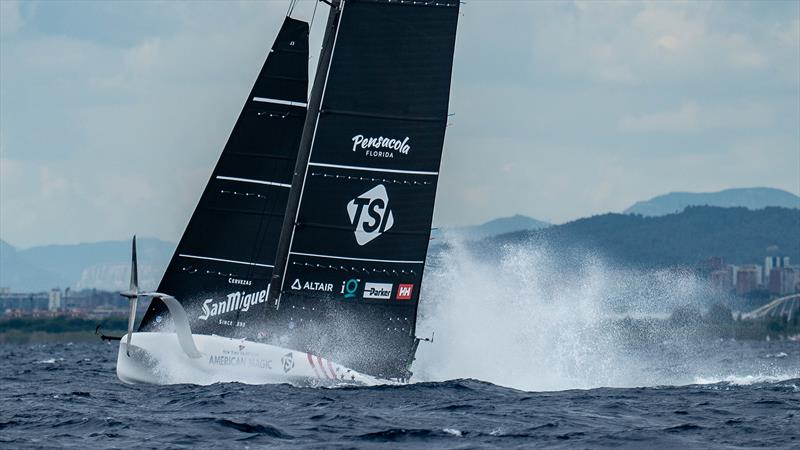 American Magic - AC40 - Day 65 - Barcelona - September 20, 2023 - photo © Paul Todd/America's Cup