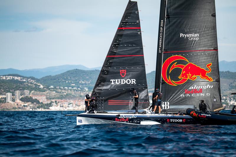 Alinghi Red Bull Racing - AC40 - Day 6 - Barcelona - September 18, 2023 - photo © Alex Carabi / America's Cup