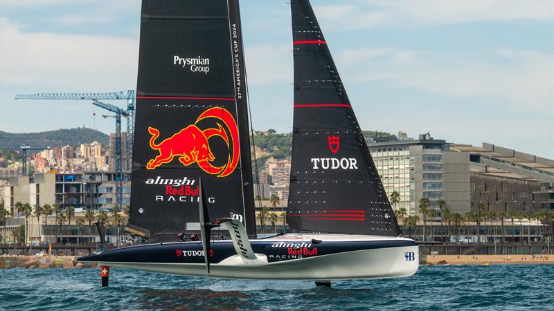 Alinghi Red Bull Racing - AC40 - Day 6 - Barcelona - September 18, 2023 - photo © Alex Carabi / America's Cup