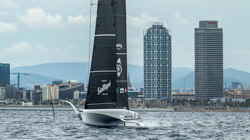 American Magic - AC40 - Day 64 - Barcelona - September 19, 2023 photo copyright Paul Todd/America's Cup taken at Real Club Nautico de Barcelona and featuring the AC40 class