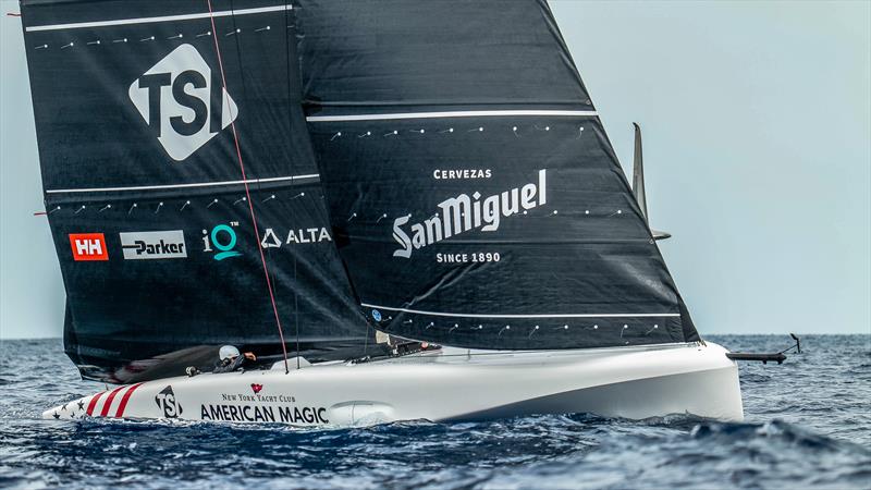 American Magic - AC40 - Day 64 - Barcelona - September 19, 2023 photo copyright Paul Todd/America's Cup taken at Real Club Nautico de Barcelona and featuring the AC40 class