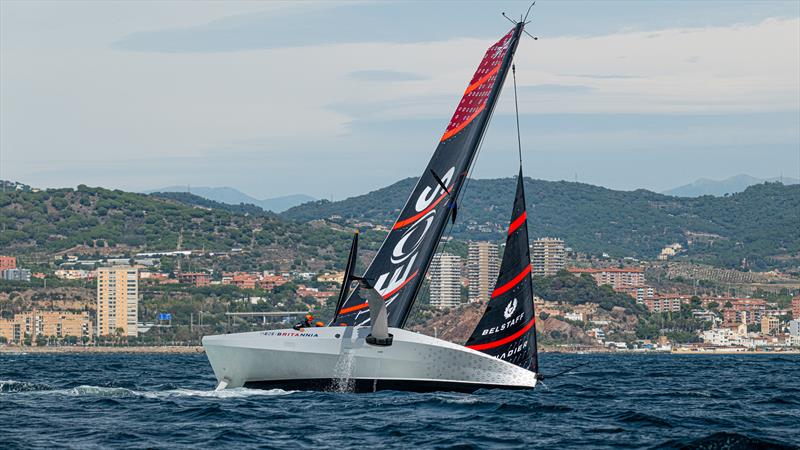 INEOS Britannia - T6 - LEQ12 - Day 75 - Barcelona - September 21, 2023 photo copyright Ugo Fonolla / America's Cup taken at Real Club Nautico de Barcelona and featuring the AC40 class