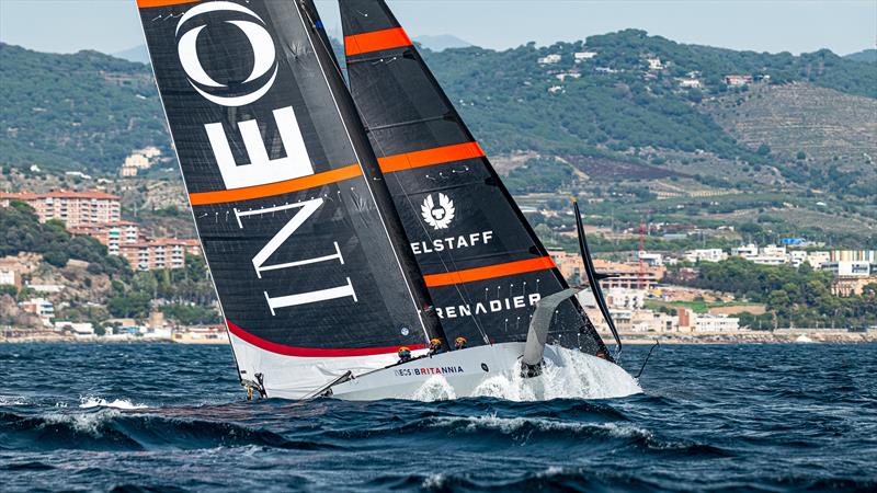 INEOS Britannia - T6 - LEQ12 - Day 75 - Barcelona - September 21, 2023 photo copyright Ugo Fonolla / America's Cup taken at Real Club Nautico de Barcelona and featuring the AC40 class