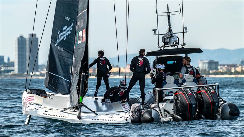 American Magic - AC40 - Day 66 - Barcelona - September 21, 2023 photo copyright Paul Todd/America's Cup taken at New York Yacht Club and featuring the AC40 class