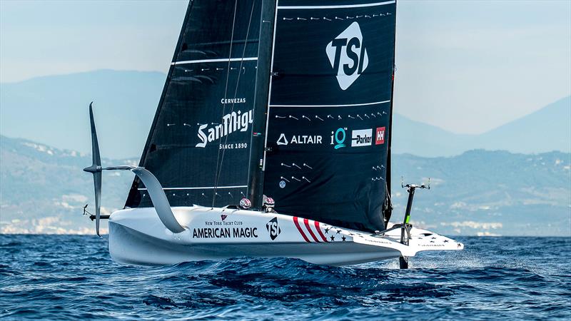 American Magic - AC40 - Day 66 - Barcelona - September 21, 2023 - photo © Paul Todd/America's Cup