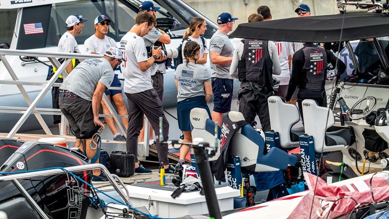 American Magic - AC40 - Day 66 - Barcelona - September 21, 2023 photo copyright Paul Todd/America's Cup taken at New York Yacht Club and featuring the AC40 class