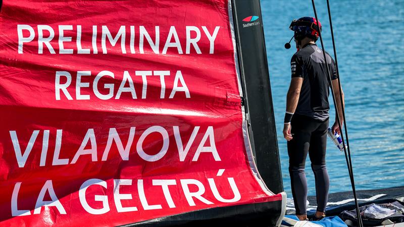 Alinghi Red Bull Racing - AC40 - Day 7 - Barcelona - September 22, 2023 - photo © Alex Carabi / America's Cup