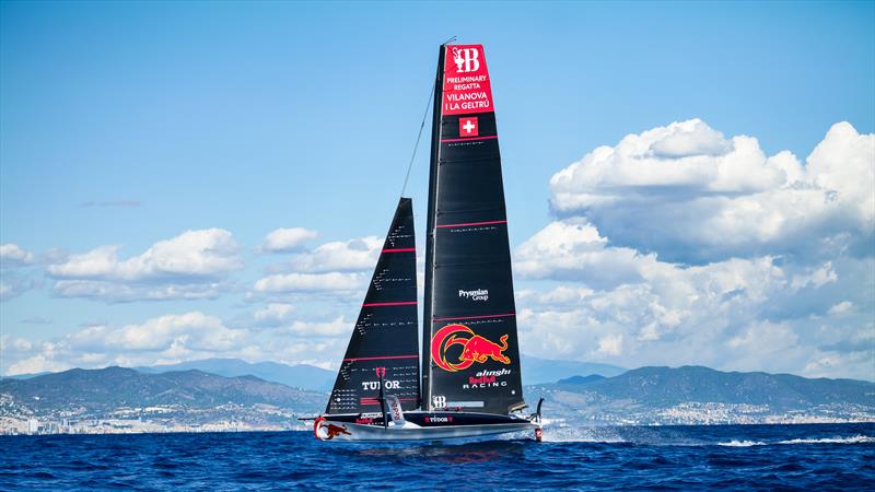 Alinghi Red Bull Racing - AC40 - Day 7 - Barcelona - September 22, 2023 - photo © Alex Carabi / America's Cup