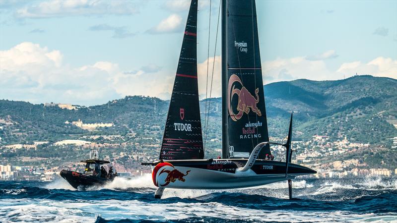 Alinghi Red Bull Racing - AC40 - Day 7 - Barcelona - September 22, 2023 - photo © Alex Carabi / America's Cup