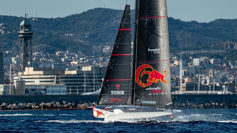 Alinghi Red Bull Racing - AC40 - Day 8 - Barcelona - September 25, 2023 - photo © Paul Todd/America's Cup