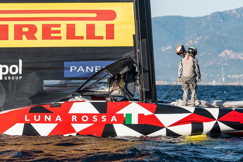 Luna Rossa Prada Pirelli - LEQ12 - Day 88 - Cagliari - September 26, 2023 photo copyright Ivo Rovira / America'sCup taken at Real Club Nautico de Barcelona and featuring the AC40 class