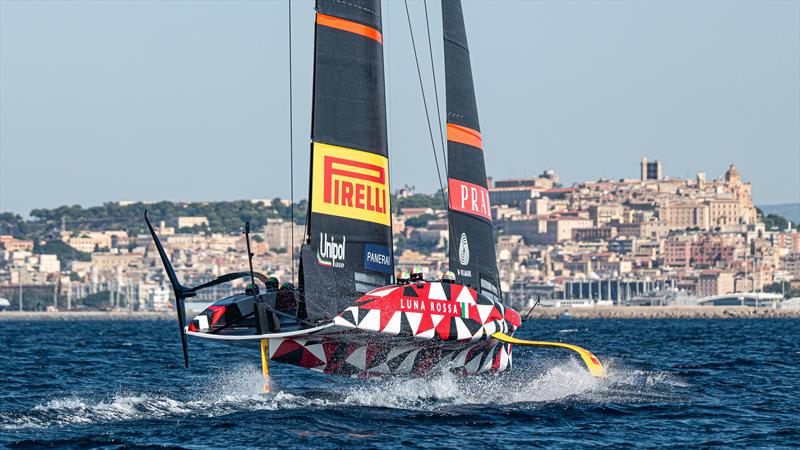 Luna Rossa Prada Pirelli - LEQ12 - Day 88 - Cagliari - September 26, 2023 photo copyright Ivo Rovira / America'sCup taken at Real Club Nautico de Barcelona and featuring the AC40 class