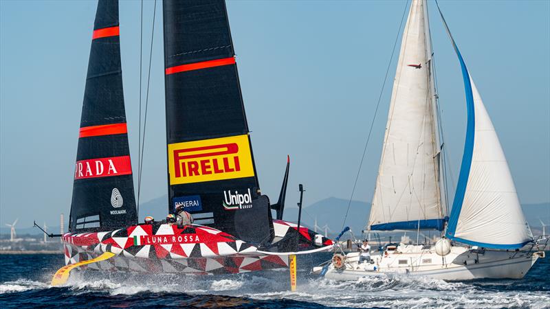 Luna Rossa Prada Pirelli - LEQ12 - Day 88 - Cagliari - September 26, 2023 photo copyright Ivo Rovira / America'sCup taken at Real Club Nautico de Barcelona and featuring the AC40 class