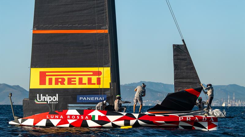 Luna Rossa Prada Pirelli - LEQ12 - Day 88 - Cagliari - September 26, 2023 photo copyright Ivo Rovira / America'sCup taken at Real Club Nautico de Barcelona and featuring the AC40 class