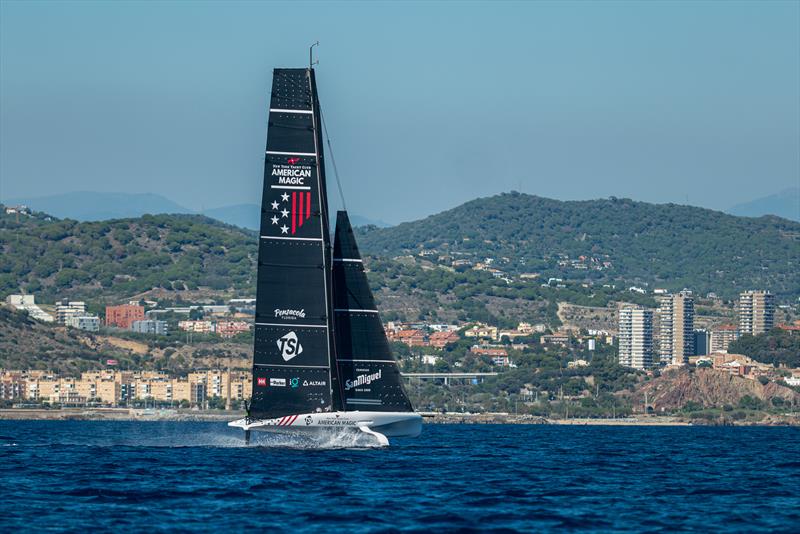 American Magic - AC40 - Day 67 - Barcelona - September 26, 2023 photo copyright Job Vermeulen / America's Cup taken at Real Club Nautico de Barcelona and featuring the AC40 class