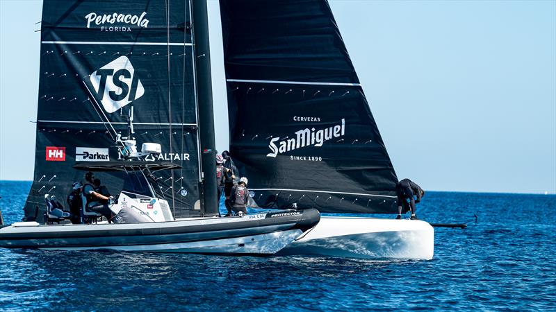 American Magic - AC40 - Day 67 - Barcelona - September 26, 2023 photo copyright Job Vermeulen / America's Cup taken at Real Club Nautico de Barcelona and featuring the AC40 class