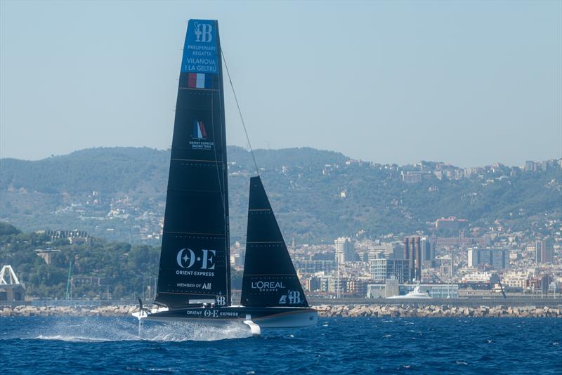 Orient Express - AC40 - Barcelona - September 27, 2023 - photo © Job Vermeulen / America's Cup